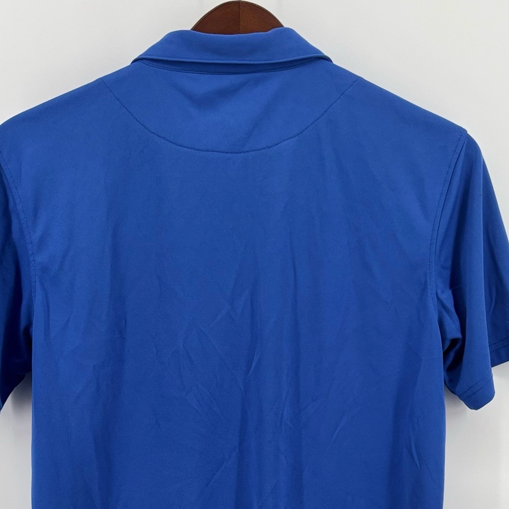 johnnie-O Mens Blue Short Sleeve Performance Polo Logo left sleeve Size LG - Picture 5 of 12